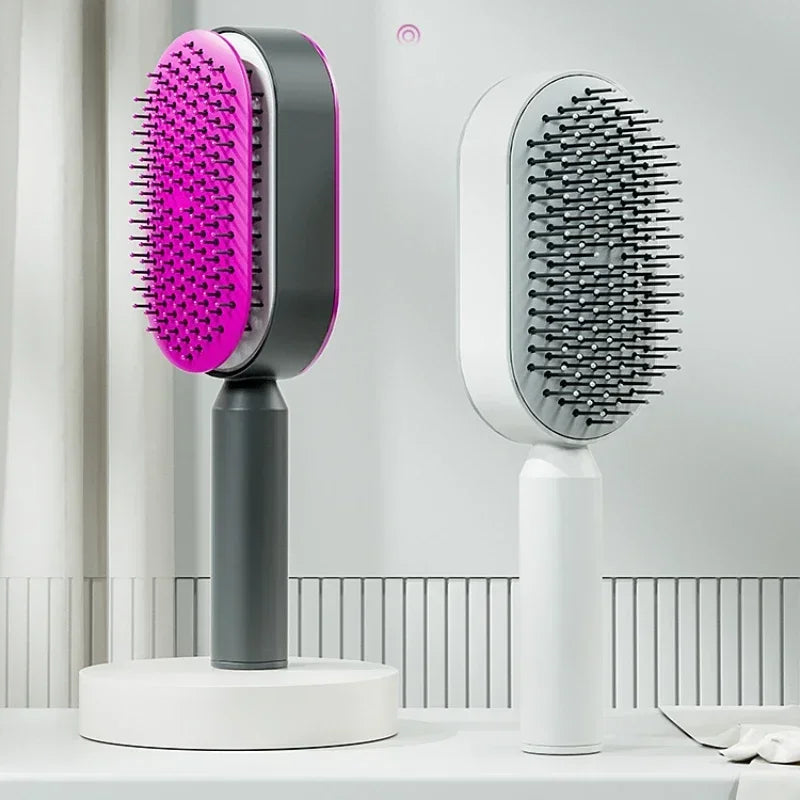 Brosse Auto-nettoyante Antistatique Pour Massage & Volume
