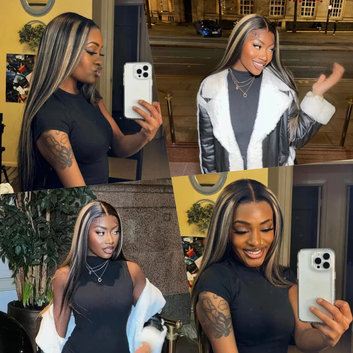 13x4 HD Cheveux humain Brésilien couleur dentelle frontale